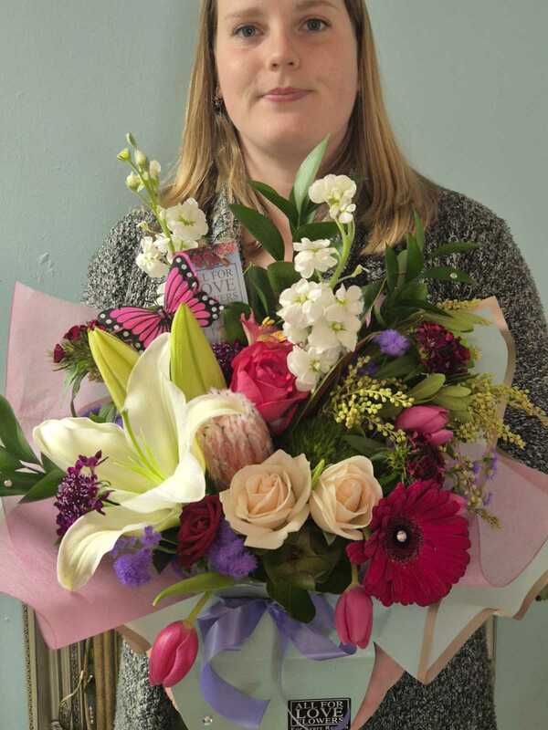 Flowers delivered to customer