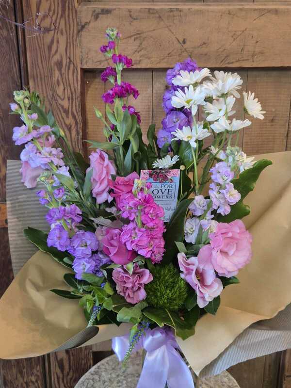 Flowers delivered to customer