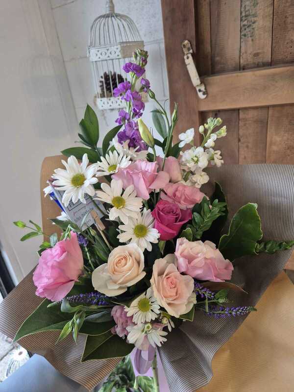 Flowers delivered to customer