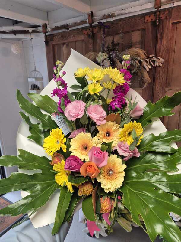 Flowers delivered to customer