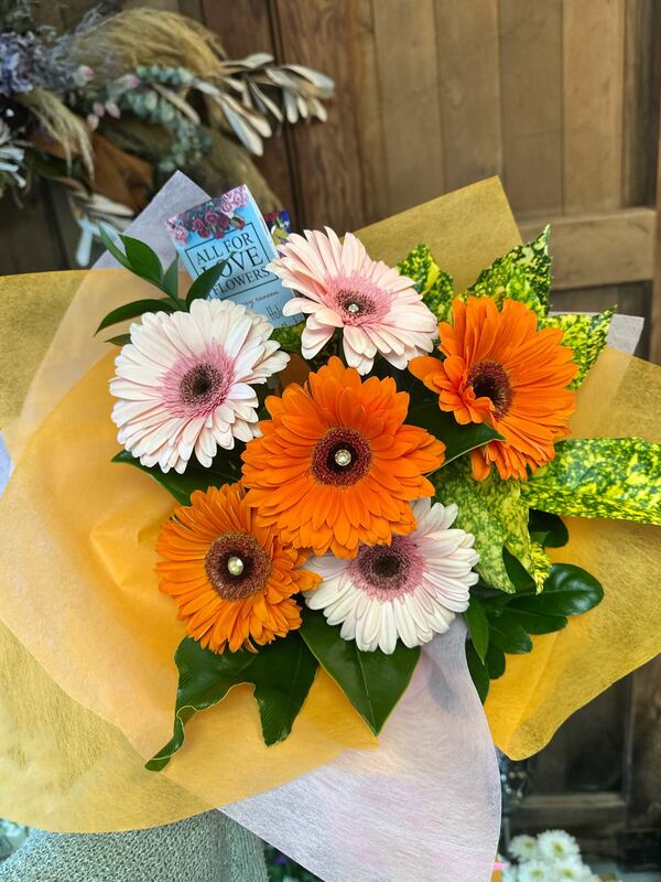 Flowers delivered to customer