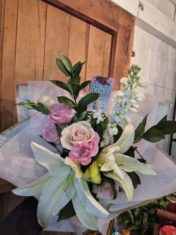 Flowers delivered to customer