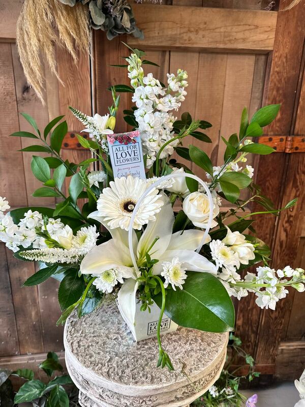 Flowers delivered to customer