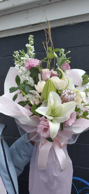 Flowers delivered to customer