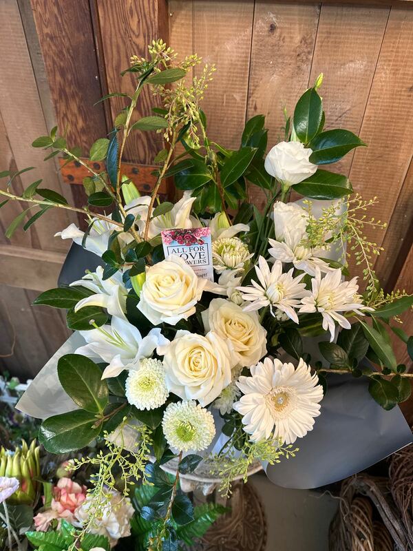 Flowers delivered to customer