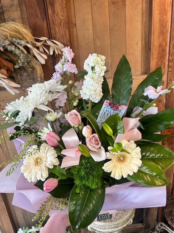 Flowers delivered to customer
