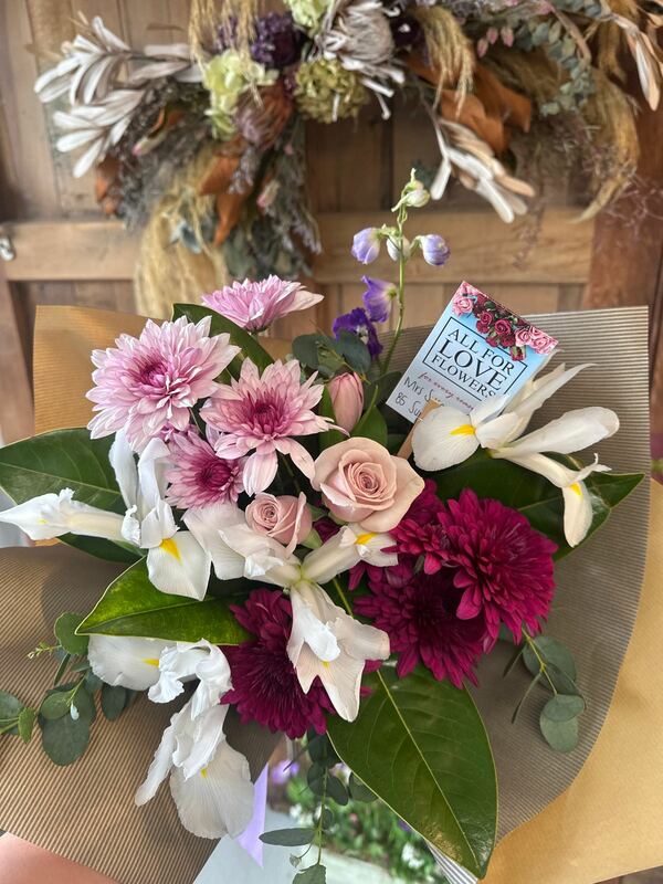 Flowers delivered to customer