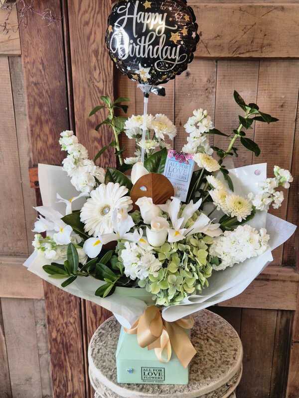 Flowers delivered to customer