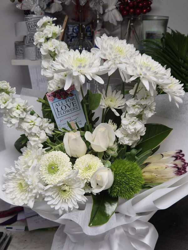 Flowers delivered to customer