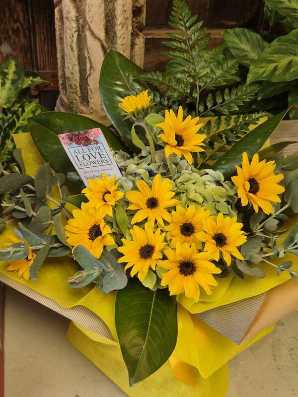 Flowers delivered to customer