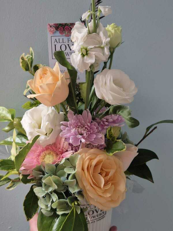 Flowers delivered to customer