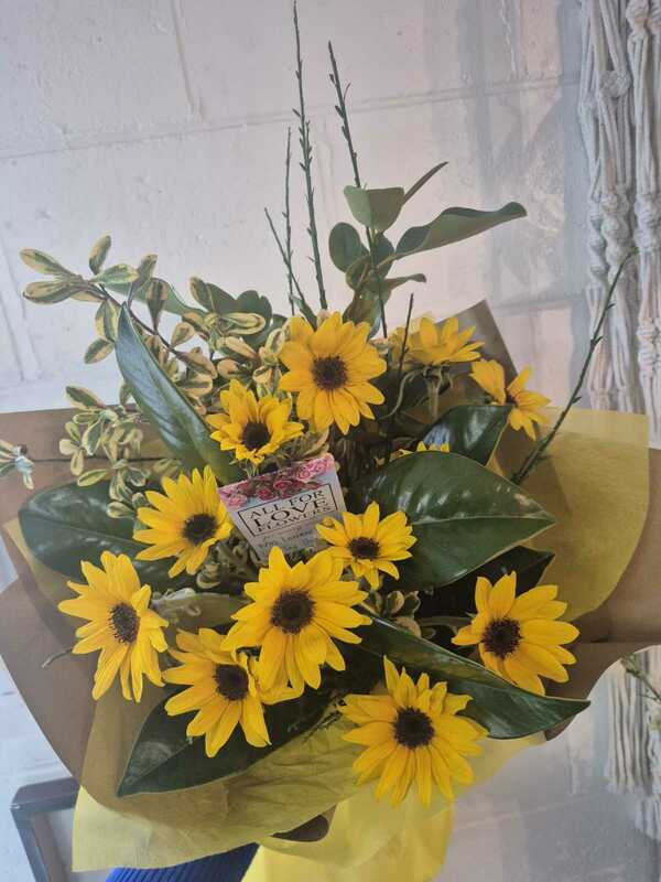 Flowers delivered to customer