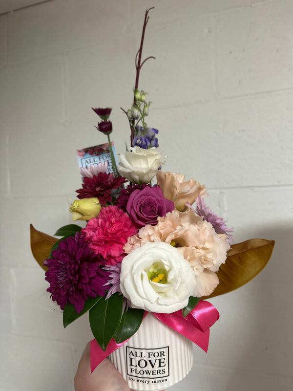 Flowers delivered to customer