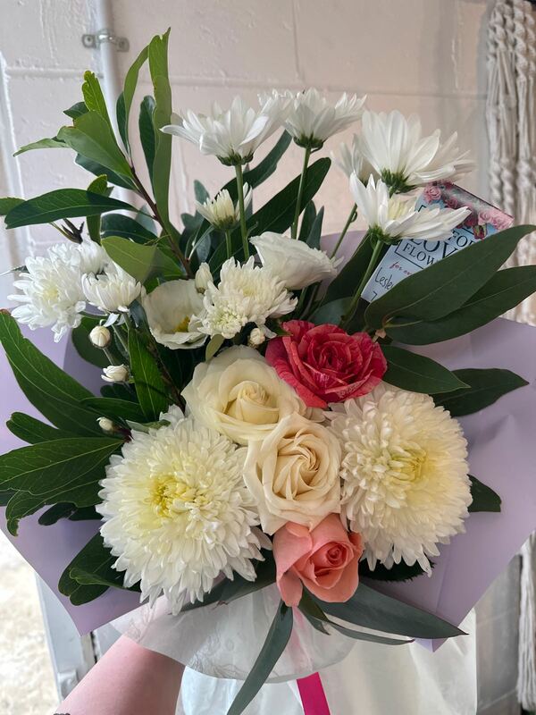 Flowers delivered to customer