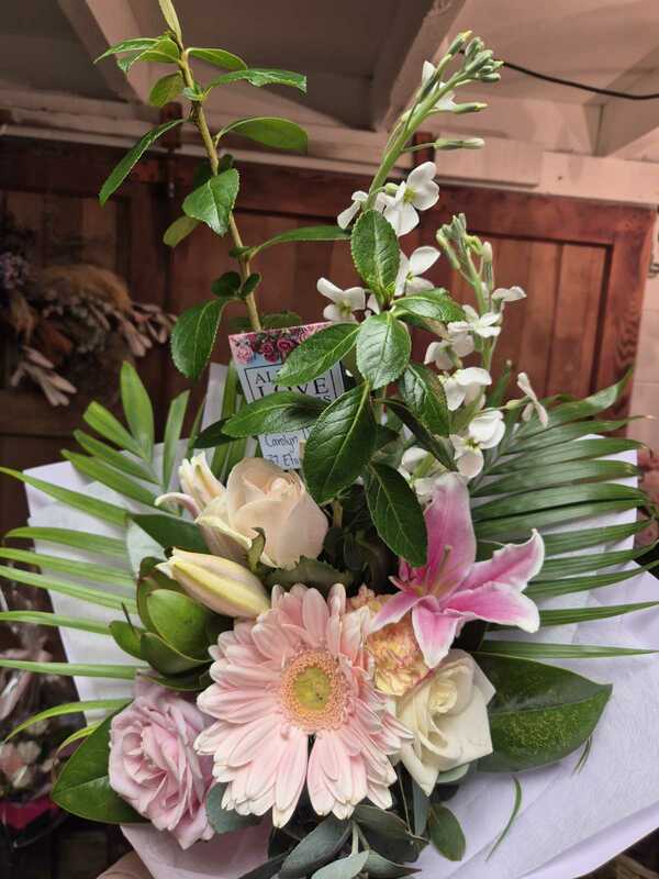 Flowers delivered to customer