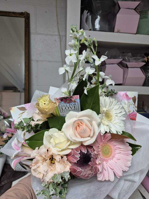 Flowers delivered to customer