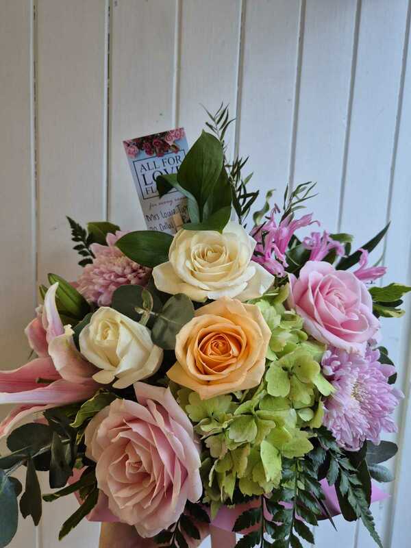 Flowers delivered to customer