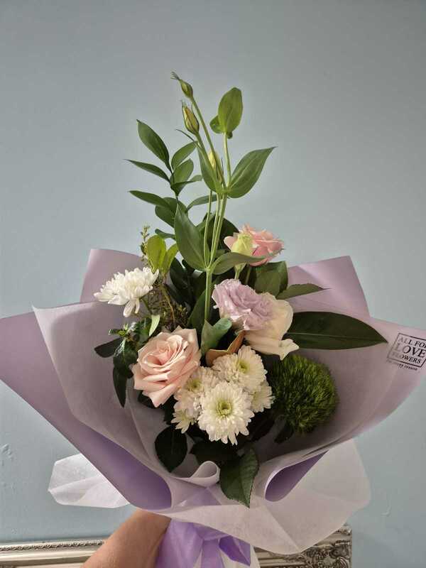 Flowers delivered to customer