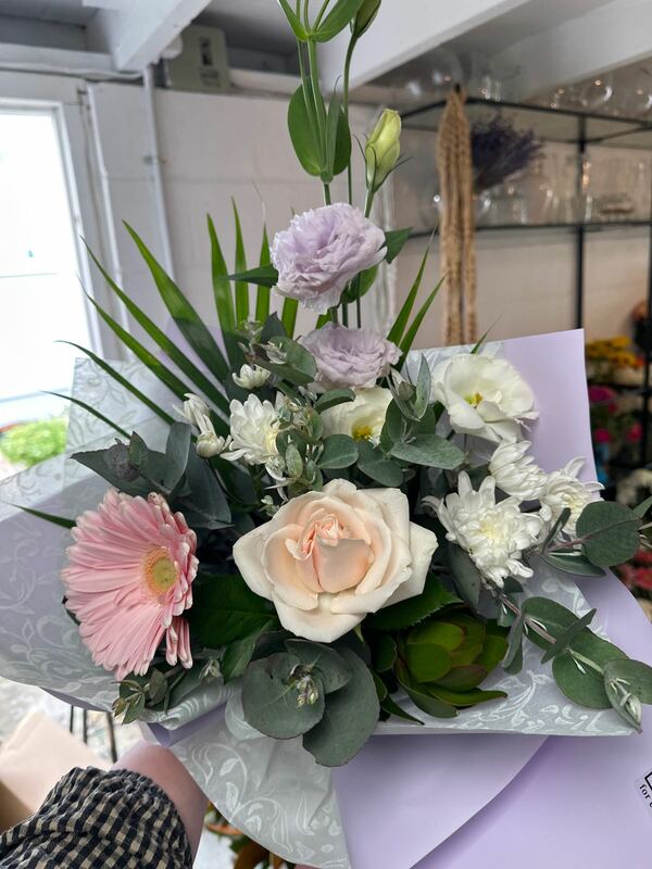 Flowers delivered to customer