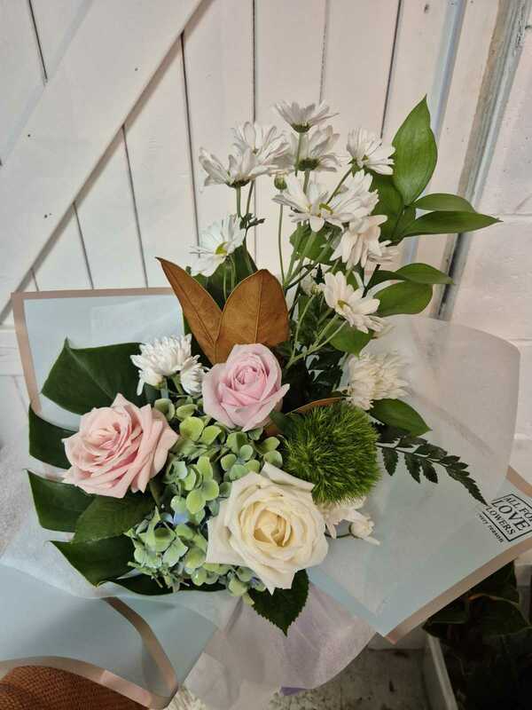 Flowers delivered to customer