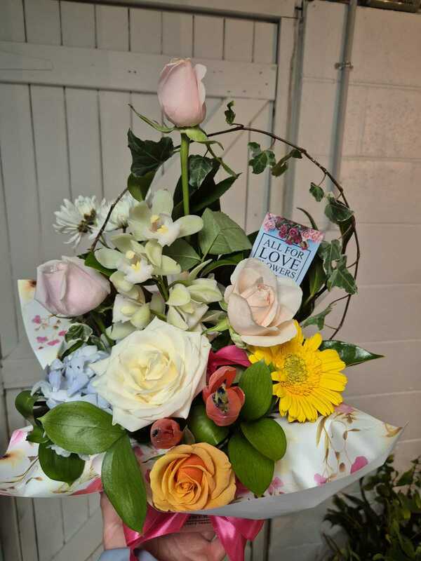 Flowers delivered to customer