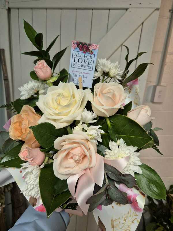 Flowers delivered to customer