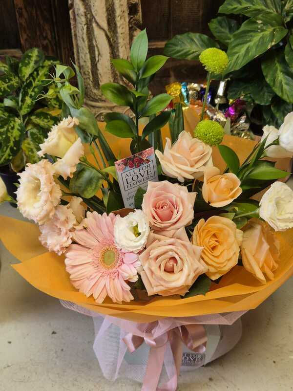 Flowers delivered to customer