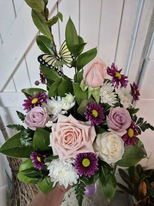 Flowers delivered to customer