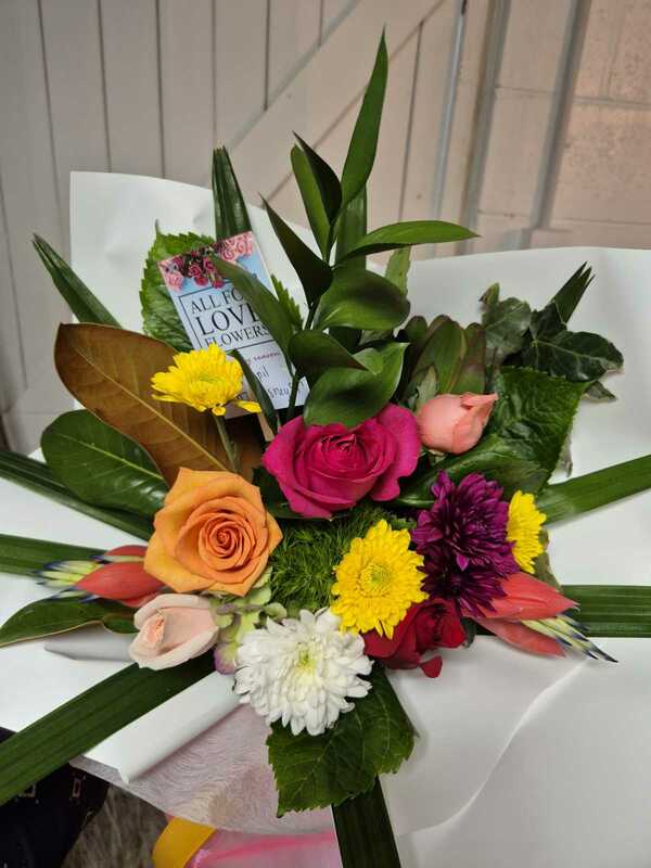 Flowers delivered to customer
