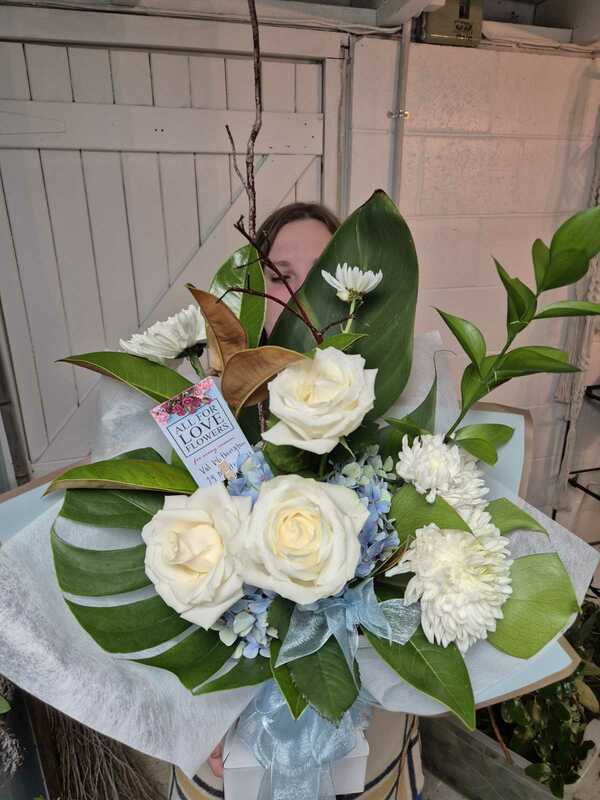 Flowers delivered to customer