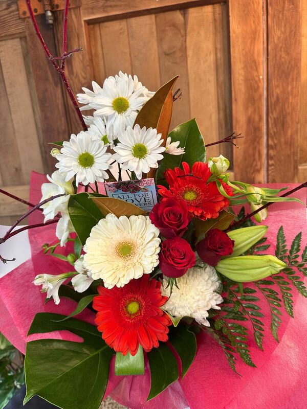 Flowers delivered to customer