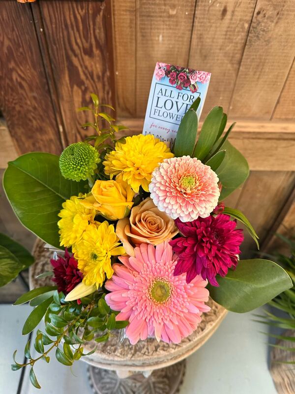 Flowers delivered to customer