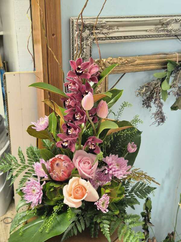 Flowers delivered to customer