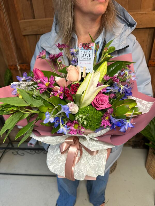 Flowers delivered to customer