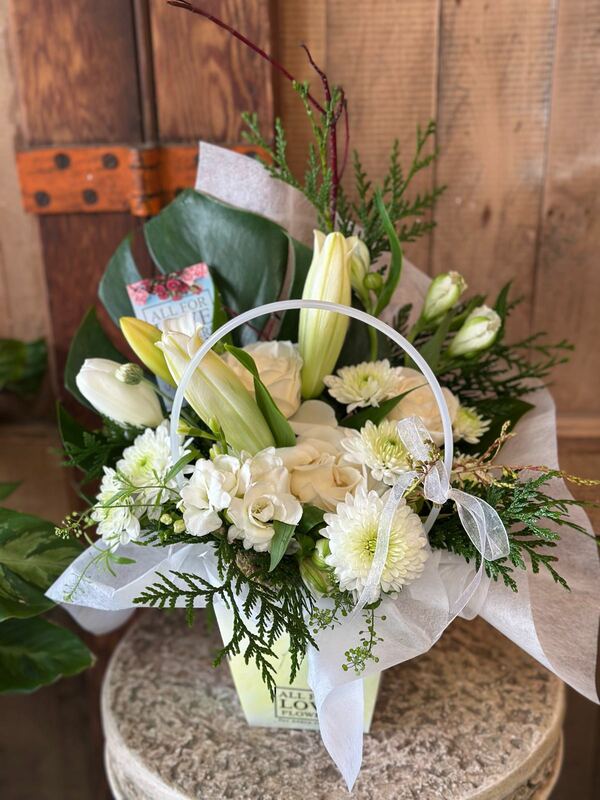 Flowers delivered to customer