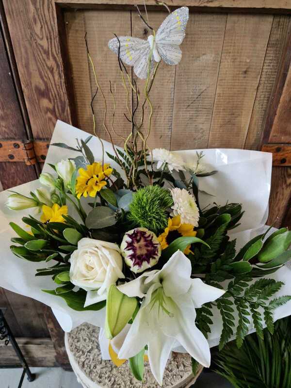Flowers delivered to customer