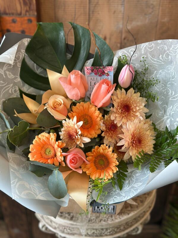 Flowers delivered to customer