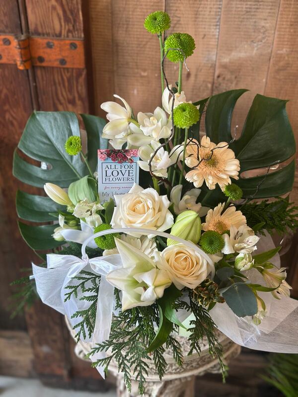 Flowers delivered to customer