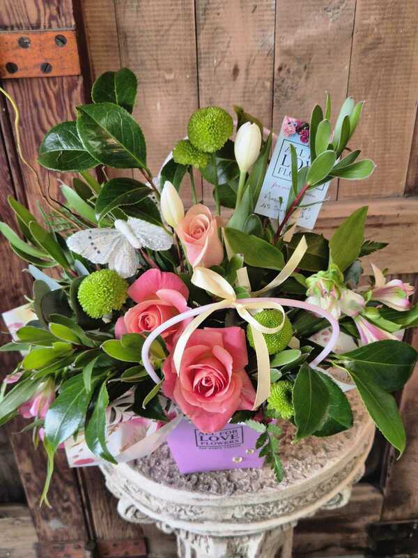 Flowers delivered to customer
