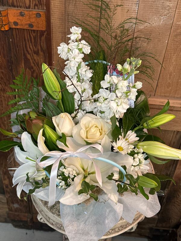 Flowers delivered to customer