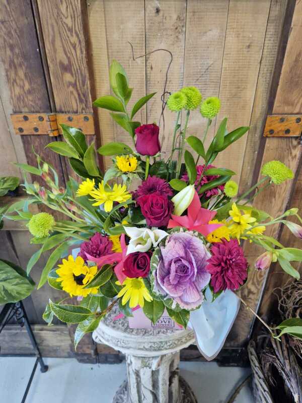Flowers delivered to customer