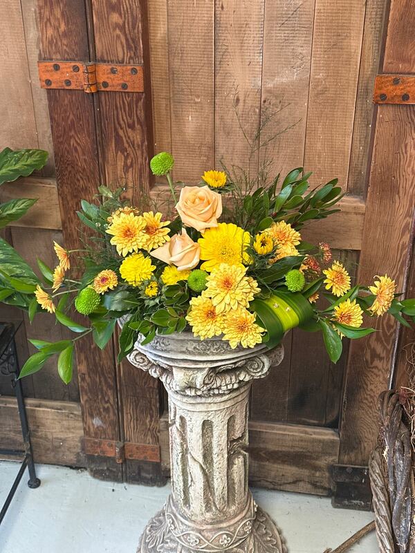 Flowers delivered to customer