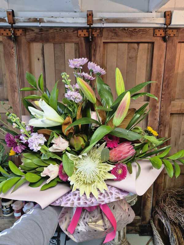 Flowers delivered to customer