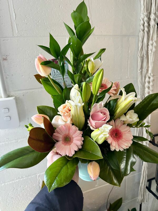 Flowers delivered to customer