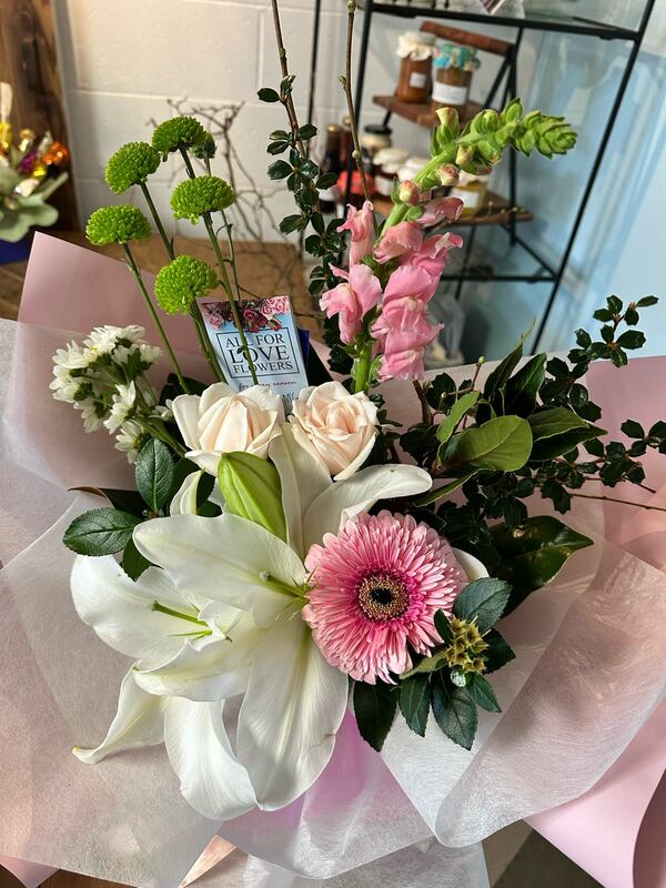 Flowers delivered to customer