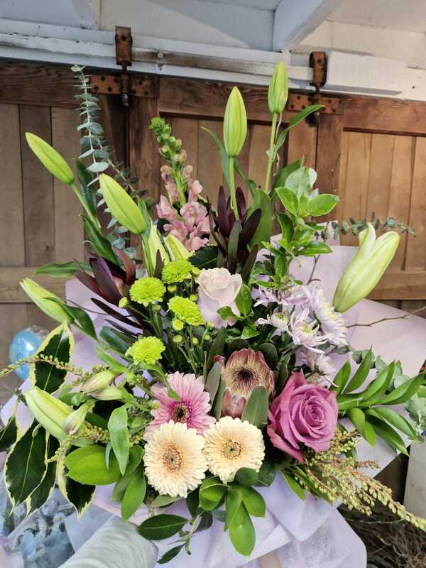 Flowers delivered to customer