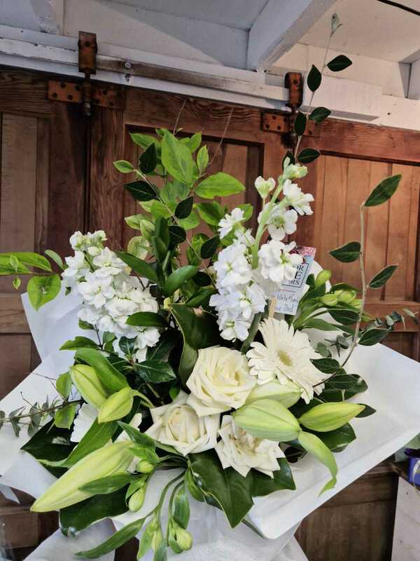 Flowers delivered to customer