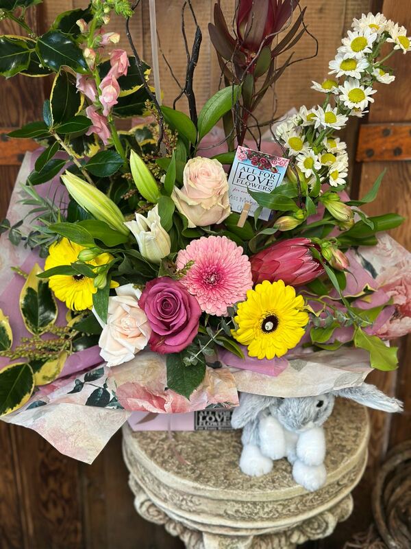 Flowers delivered to customer