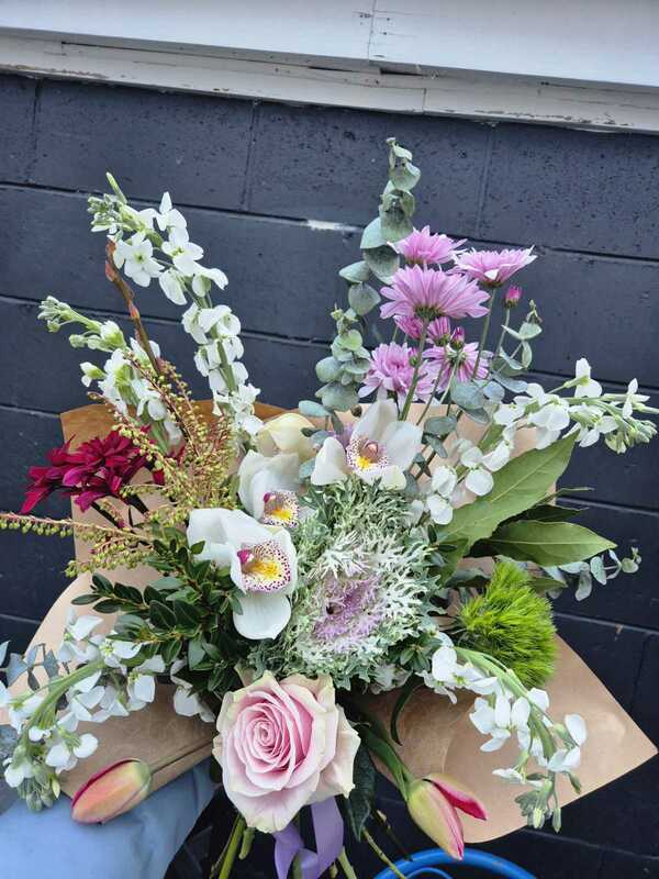 Flowers delivered to customer