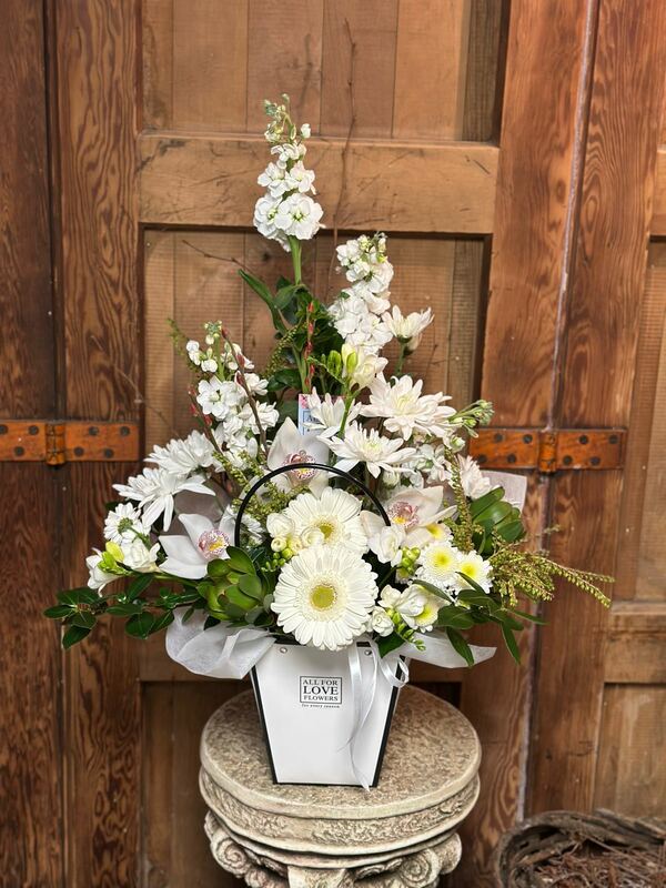 Flowers delivered to customer